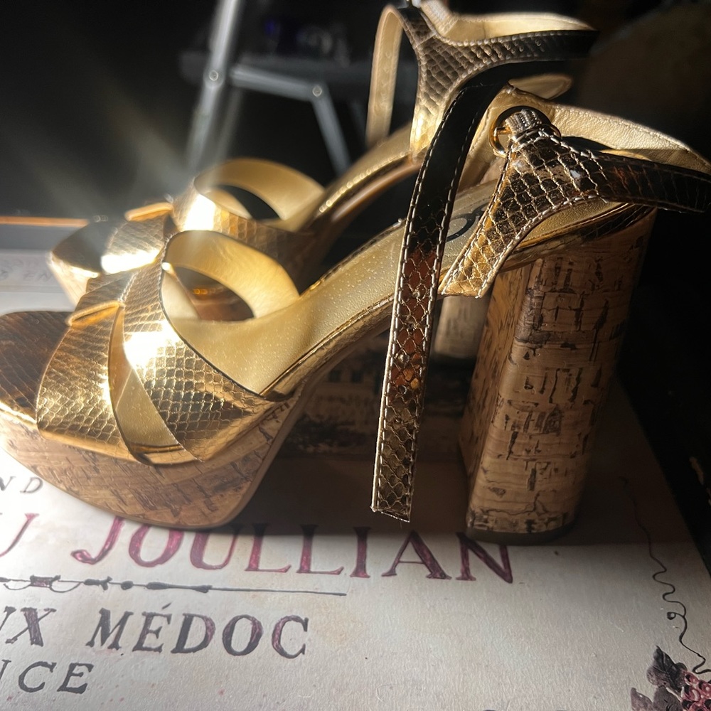 Gold Platform Shoes